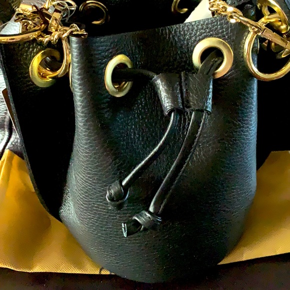 Brand New with Tags Black Italian Leather Bag - Picture 3 of 5